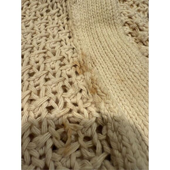 The Great. Shawl Collar Crochet Pocket Open Cardigan Size 1 US S - Picture 8 of 8